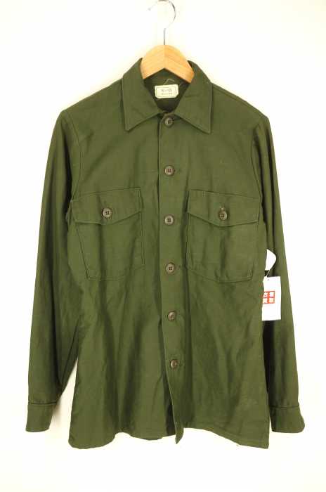 U.S.ARMY(ユーエスアーミー) Deadstock 1975S US.ARMY SATEEN UTILITY SHIRT メンズ トップス