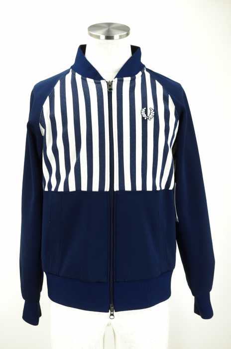 FRED PERRY (フレッドペリー) ストライプ切替ジップブルゾン メンズ アウター