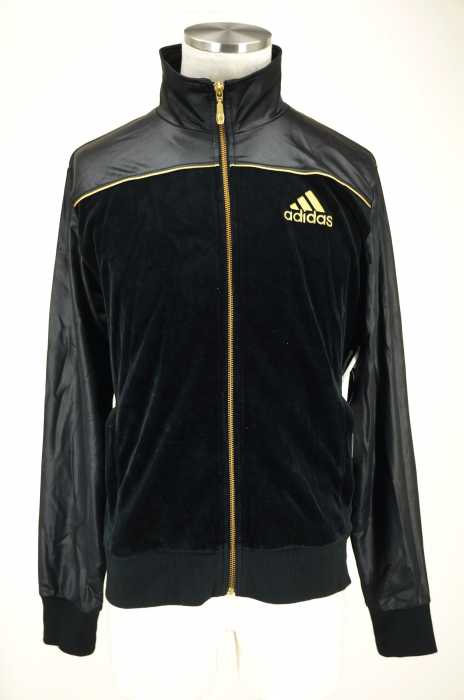 adidas （アディダス） ベロア切替ジャージトップス メンズ トップス