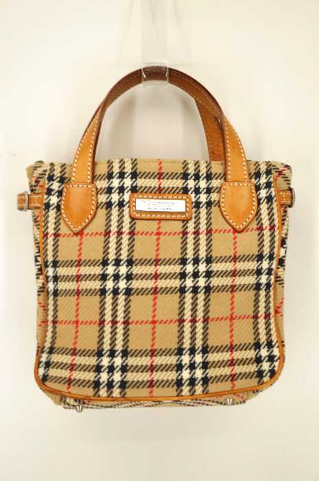 BURBERRY BLUE LABEL (バーバリーブルーレーベル) チェック柄ミニハンドバッグ レディース バッグ