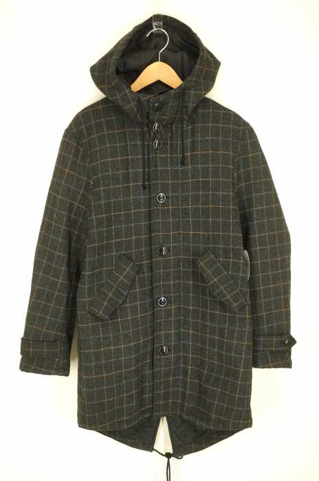 LISS（リス） check melton MODS coat メンズ アウター