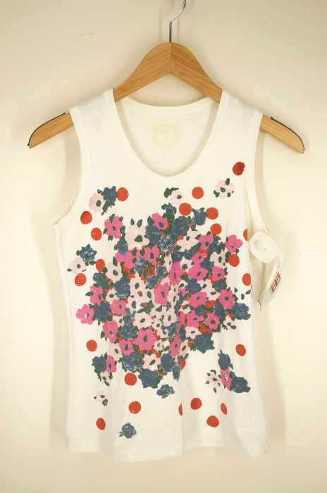 45rpm （フォーティーファイブアールピーエム） 花柄ノースリーブTシャツ レディース トップス
