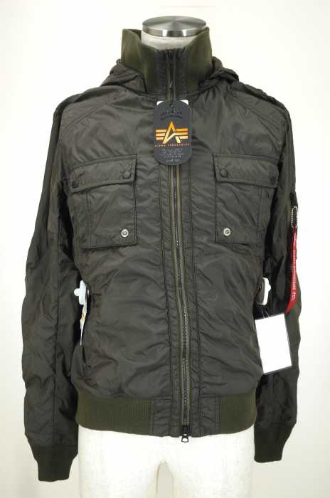 ALPHA INDUSTRIES (アルファインダストリーズ) MA-1型ジップブルゾン メンズ アウター