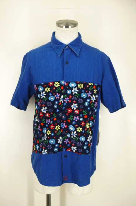 BOHEMIANS (ボヘミアンズ) 花柄半袖ボタンシャツ メンズ トップス