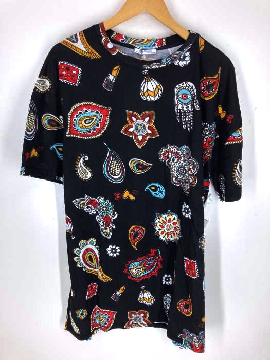ZARA（ザラ） 総柄オーバーサイズTシャツ レディース トップス