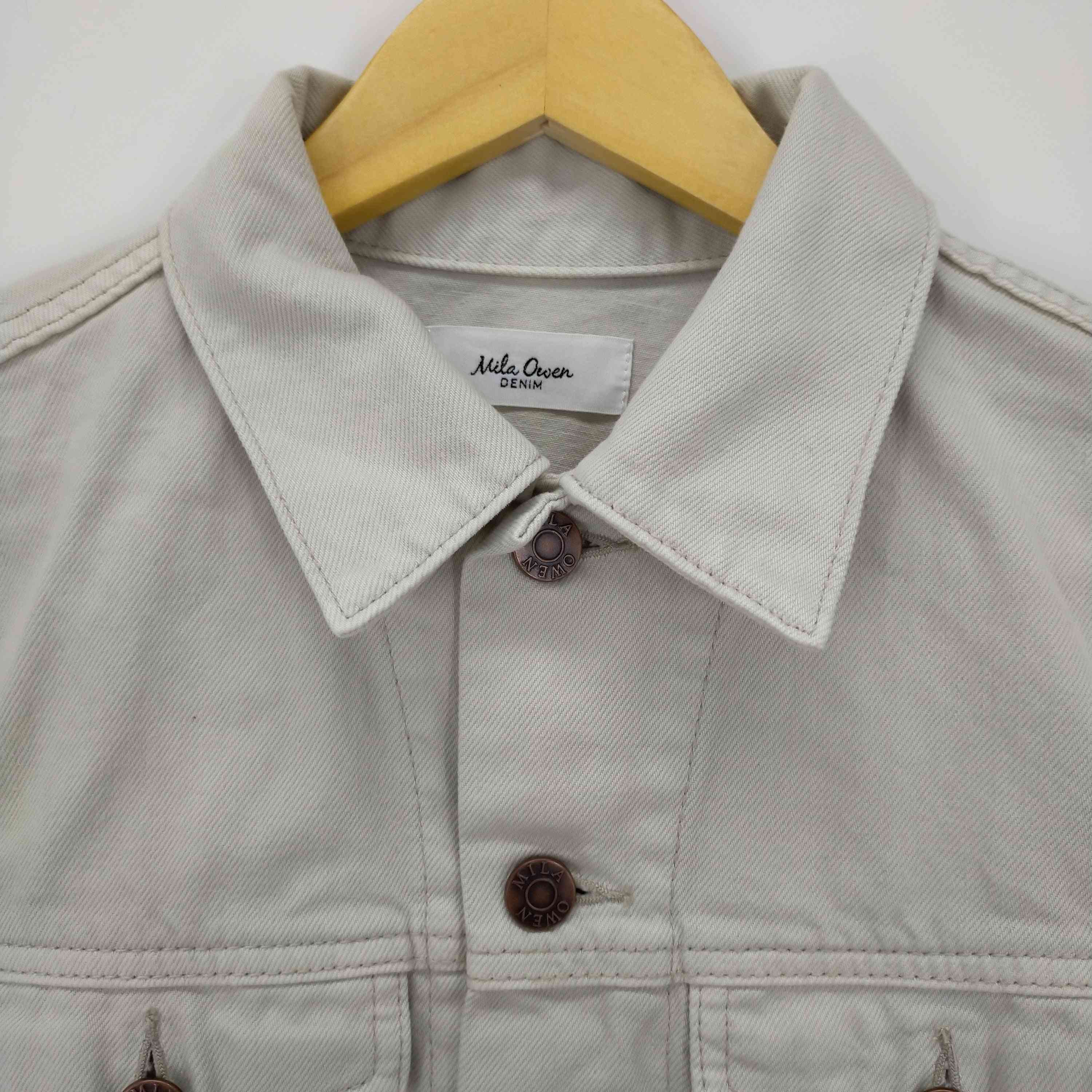 Mila Owen(ミラオーウェン)ステッチデザイベーシックGジャン 【中古