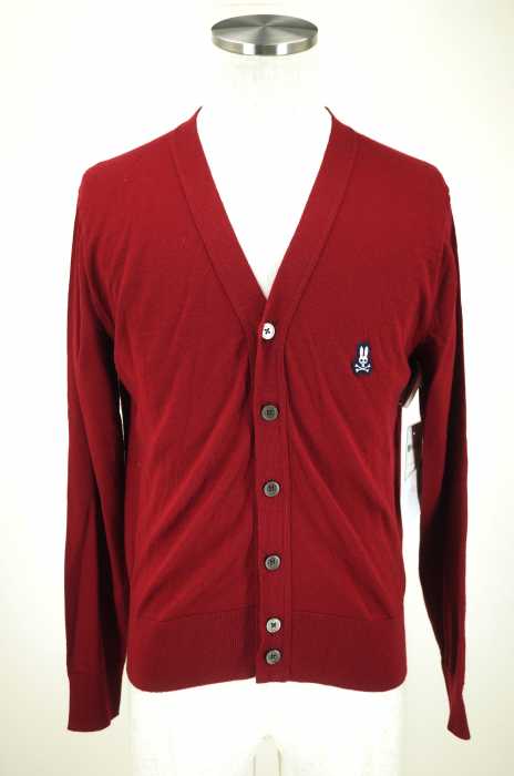 Psycho Bunny（サイコバニー） ワンポイントカーディガン メンズ トップス