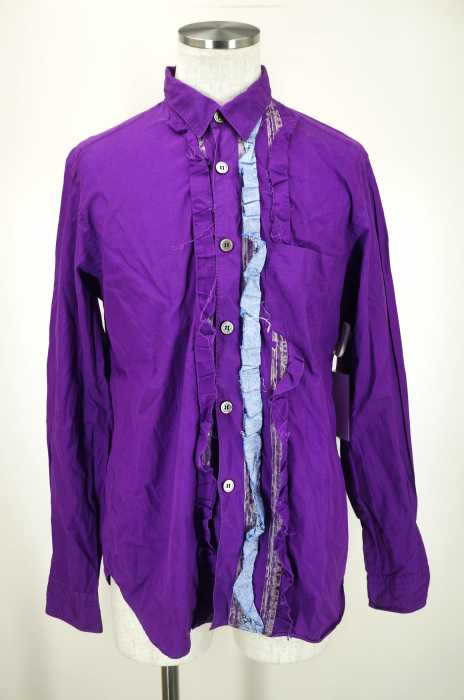 COMME des GARCONS HOMME （コムデギャルソンオム） AD2003 フリルボタンシャツ メンズ トップス
