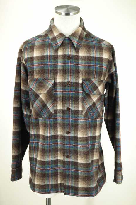 PENDLETON （ペンドルトン） チェック柄ウールネルシャツ メンズ トップス