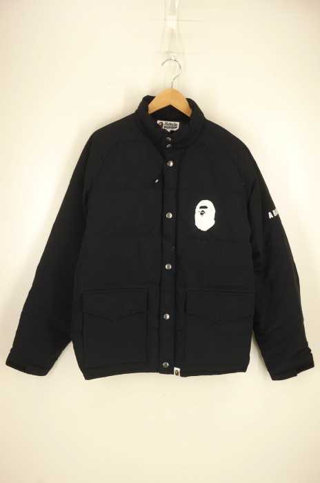 A BATHING APE (アベイシングエイプ) プリント ダウンコーチジャケット メンズ アウター