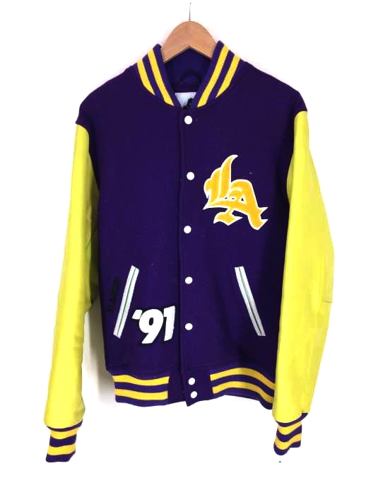 X-LARGE(エクストララージ) レザ―切替スタジャン メンズ アウター