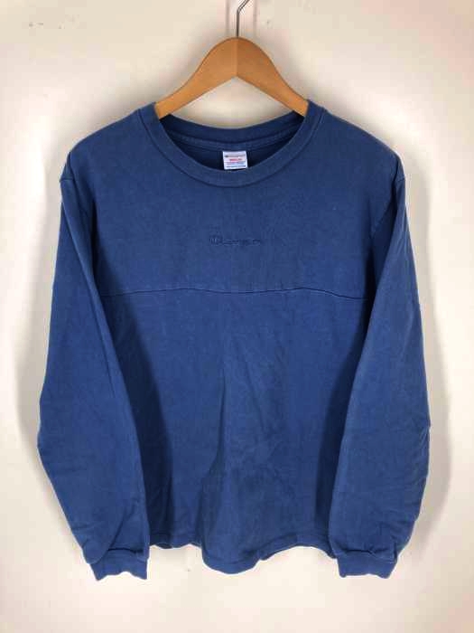 Champion（チャンピオン） 別注HW製品染め フロントロゴ クルーネックTシャツ メンズ トップス