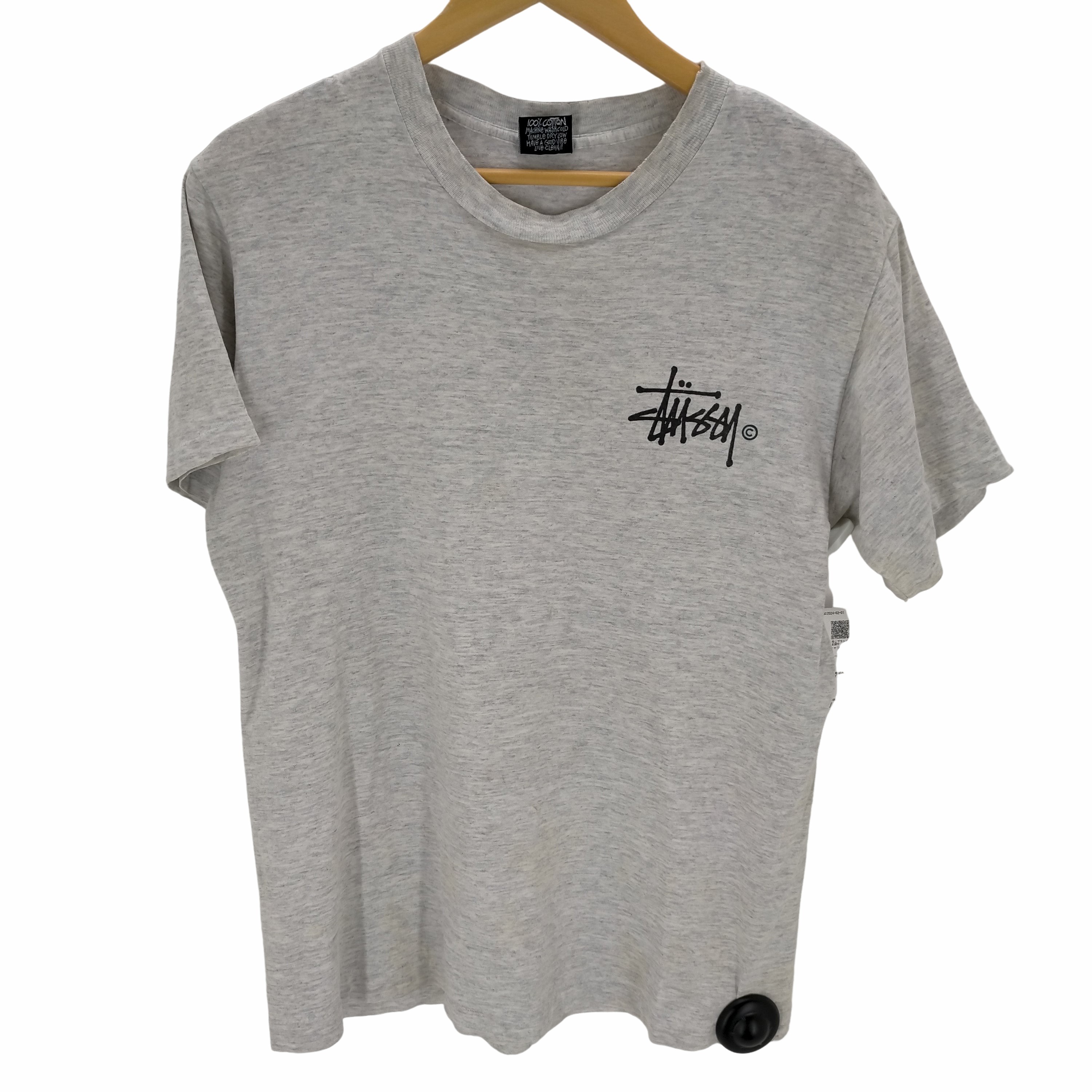 Stussy(ステューシー)80S USA製 黒タグ ロゴプリントTシャツ 【中古