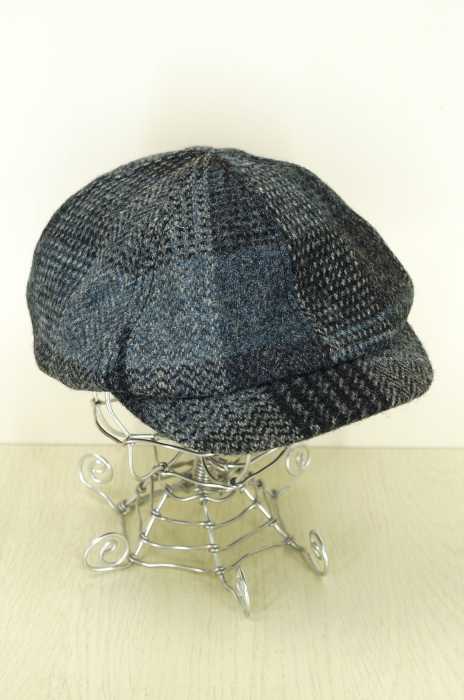 BEAMS HEART×Harris Tweed (ビームスハートハリスツイード) ツイードキャスケット メンズ 帽子