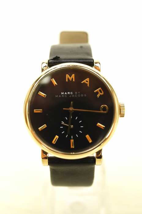 Marc by Marc Jacobs （マークバイマークジェイコブス） レザーベルトクオーツ腕時計 メンズ ファッション雑貨