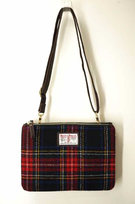 Rope' Picnic×Harris Tweed (ロペピクニック) チェック柄2WAYショルダーバッグ クラッチバック レディース バッグ