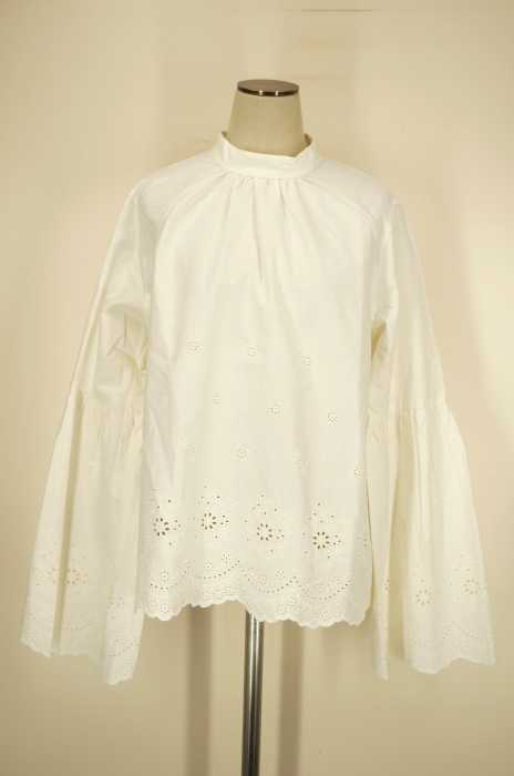 moussy （マウジー） EYELET EMBROIDERY ブラウス レディース トップス