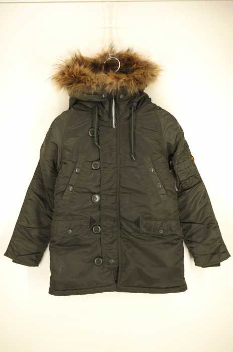 ALPHA INDUSTRIES （アルファインダストリーズ） N-3B　リアルファー レディース アウター