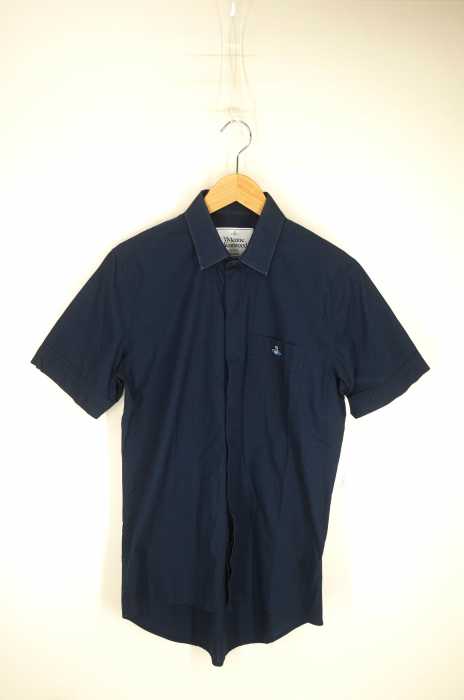  Vivienne Westwood MAN LONDON （ヴィヴィアンウエストウッドマンロンドン） 刺繍ロゴ　半袖シャツ メンズ トップス