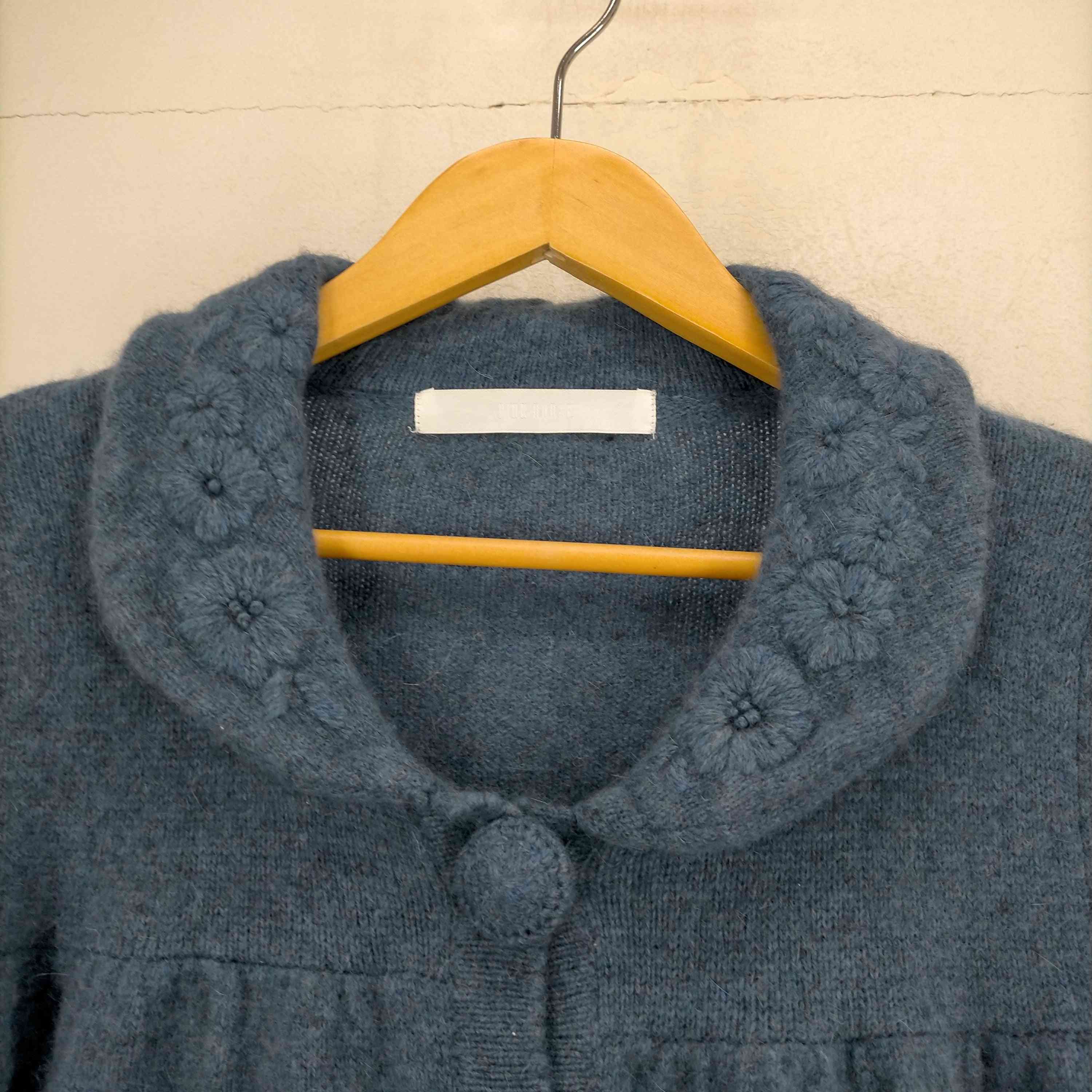 PINK HOUSE(ピンクハウス)アンゴラ混ボタンニット 【中古】【ブランド 