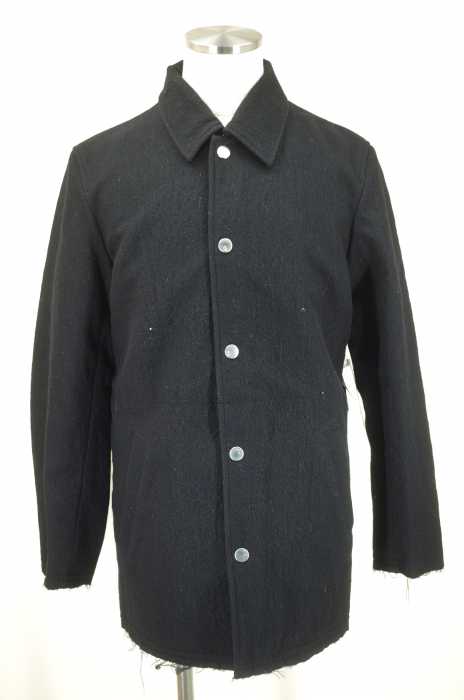 COMME des GARCONS HOMME （コムデギャルソンオム） AD2002 カットオフウールコーチジャケット メンズ アウター