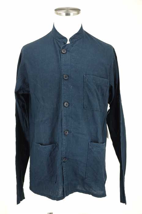Engineered Garments (エンジニアードガーメンツ) Dayton Shirt リネン混バンドカラーシャツジャケット メンズ トップス