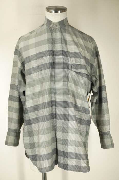 ISSEY MIYAKE (イッセイミヤケ) スタンドカラー 比翼 メンズ トップス