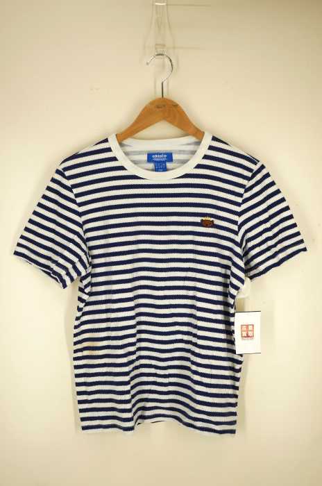 adidas Originals（アディダスオリジナルス） ボーダー柄 クルーネックTシャツ メンズ トップス