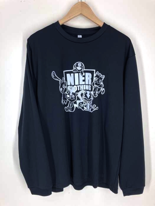 NieR CLOTHING（ニーア クロージング） ロゴプリント 長袖カットソー メンズ トップス