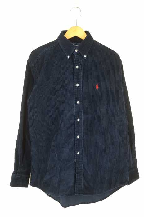 【良品】 ラルフローレン ボタンダウン コーデュロイシャツ BLAIRE ルーズ RALPH LAUREN （ラルフローレン） BLAIRE コーデュロイボタン