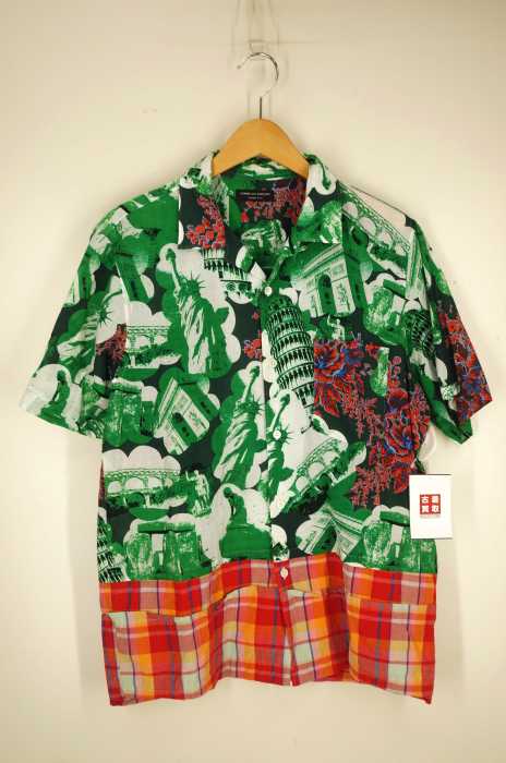 COMME des GARCONS HOMME PLUS （コムデギャルソンオムプリュス） 総柄オープンカラーシャツ メンズ トップス