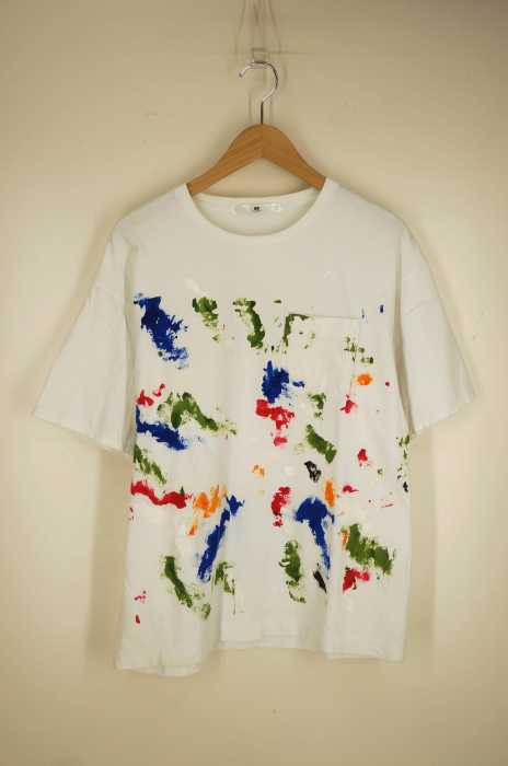 SOE(ソーイ) 染込みプリント クルーネックTシャツ メンズ トップス