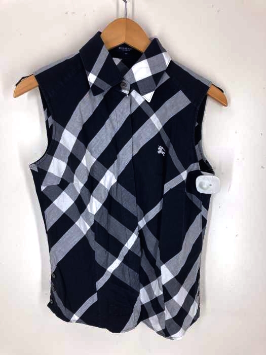 BURBERRY LONDON(バーバリーロンドン) ノバチェック柄 ノースリーブ ブラウス レディース トップス