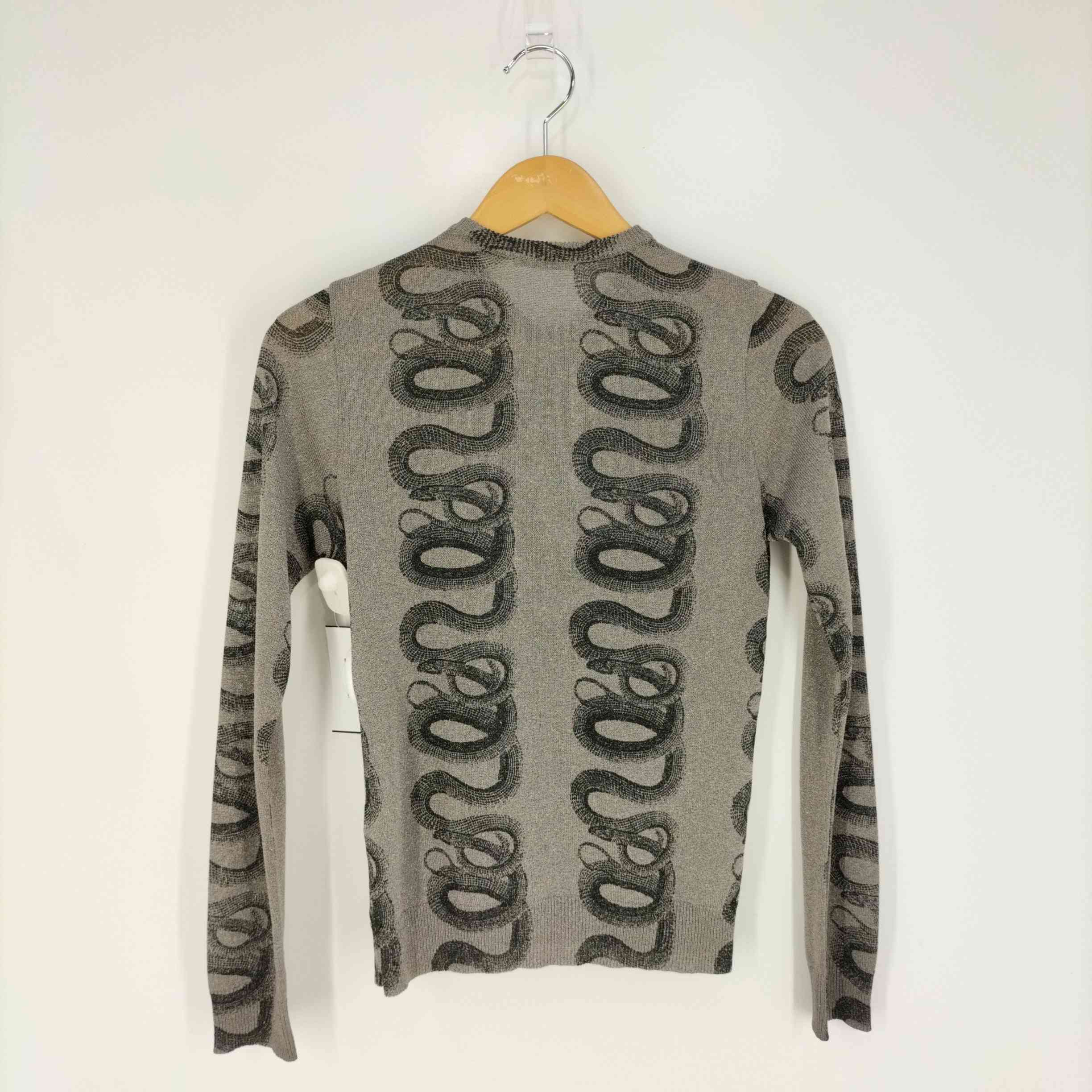 HYSTERIC GLAMOUR(ヒステリックグラマー)スネーク ヘビ 蛇 ラメ ニット 