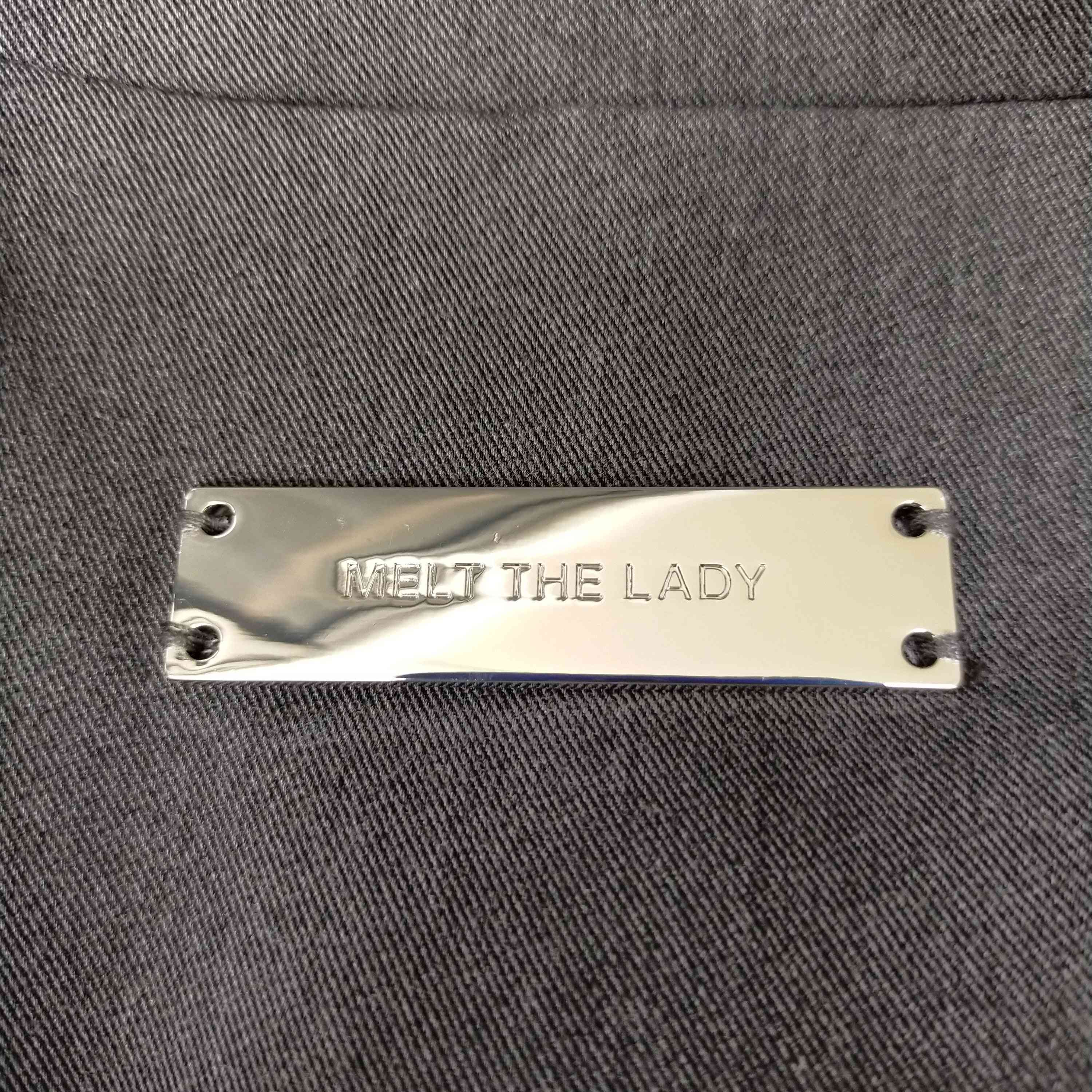 melt the lady thick belt jacket onepiece