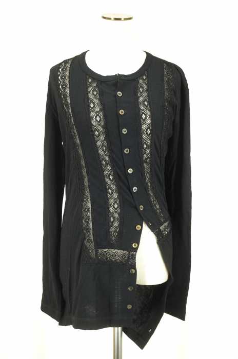 JUNYA WATANABE COMME des GARCONS （ジュンヤワタナベコムデギャルソン） AD2007 レース刺繍切替ブラウス レディース トップス
