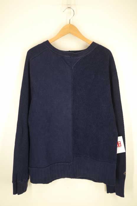 NIGEL CABOURN(ナイジェルケーボン ) アシンメトリースウェットシャツ メンズ トップス