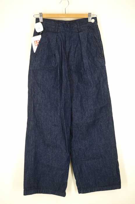 MURUA （ムルーア） タックワイドDenimパンツ レディース パンツ