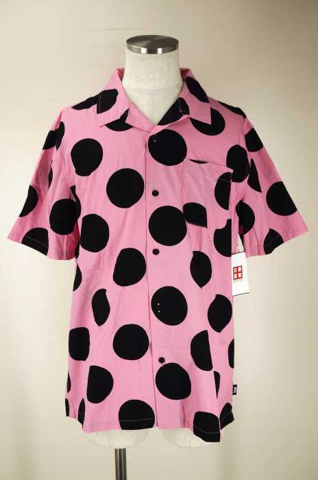 STUSSY （ステューシー） 17SS Big Dot Shirt ドット柄 オープンカラーシャツ メンズ トップス