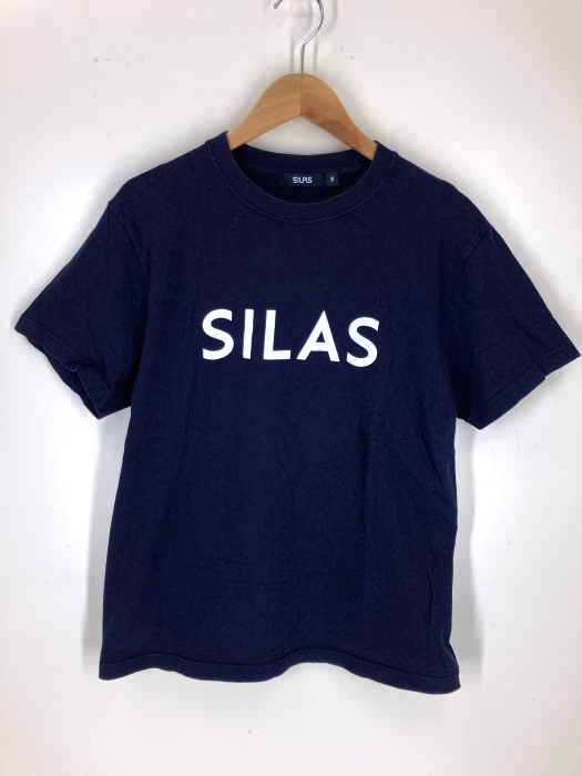 SILAS（サイラス） 半袖 クルーネック ロゴプリントTシャツ メンズ トップス