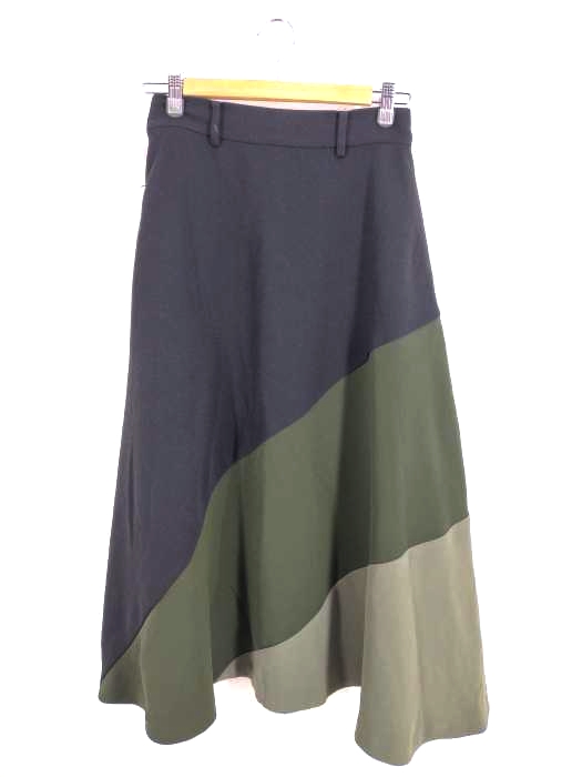USED古着(ユーズドフルギ){{Dresseum}} アシンメトリーフレアスカート  