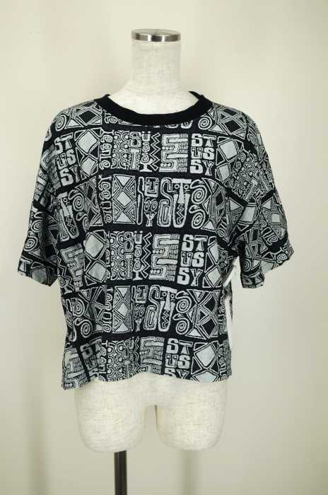 STUSSY （ステューシー） 総柄コットンニットトップス レディース トップス
