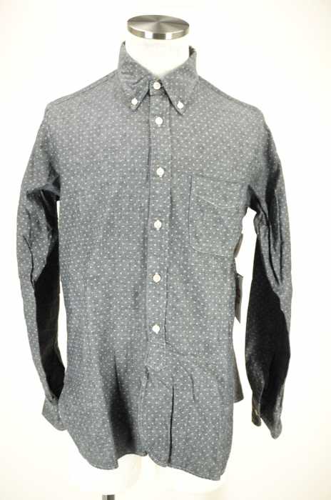 Engineered Garments （エンジニアードガーメンツ） ドット柄ボタンダウンシャツ メンズ トップス