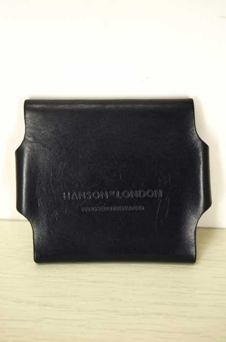 HANSON OF LONDON（ハンソン オブ ロンドン） レザーカードケース メンズ 財布・ケース