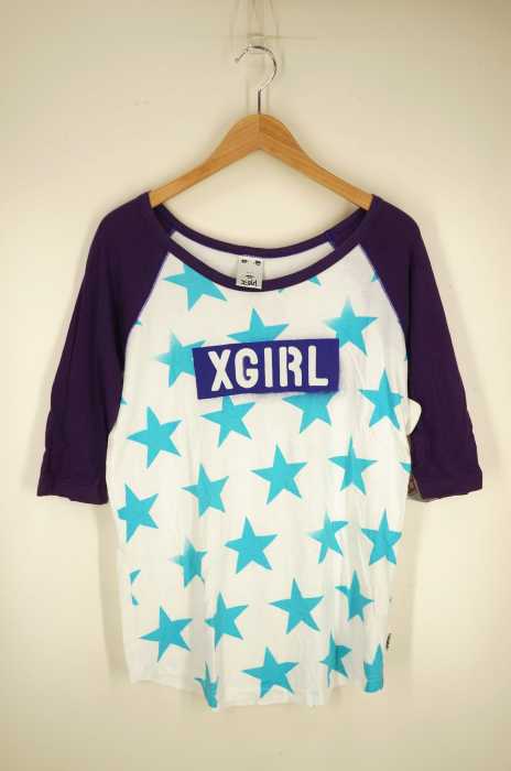 X-girl （エックスガール） ロゴ入り Tシャツ レディース トップス