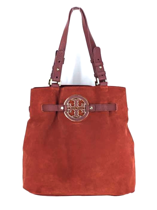 TORY BURCH（トリーバーチ） レザーハンドル スエード トートバッグ レディース バッグ