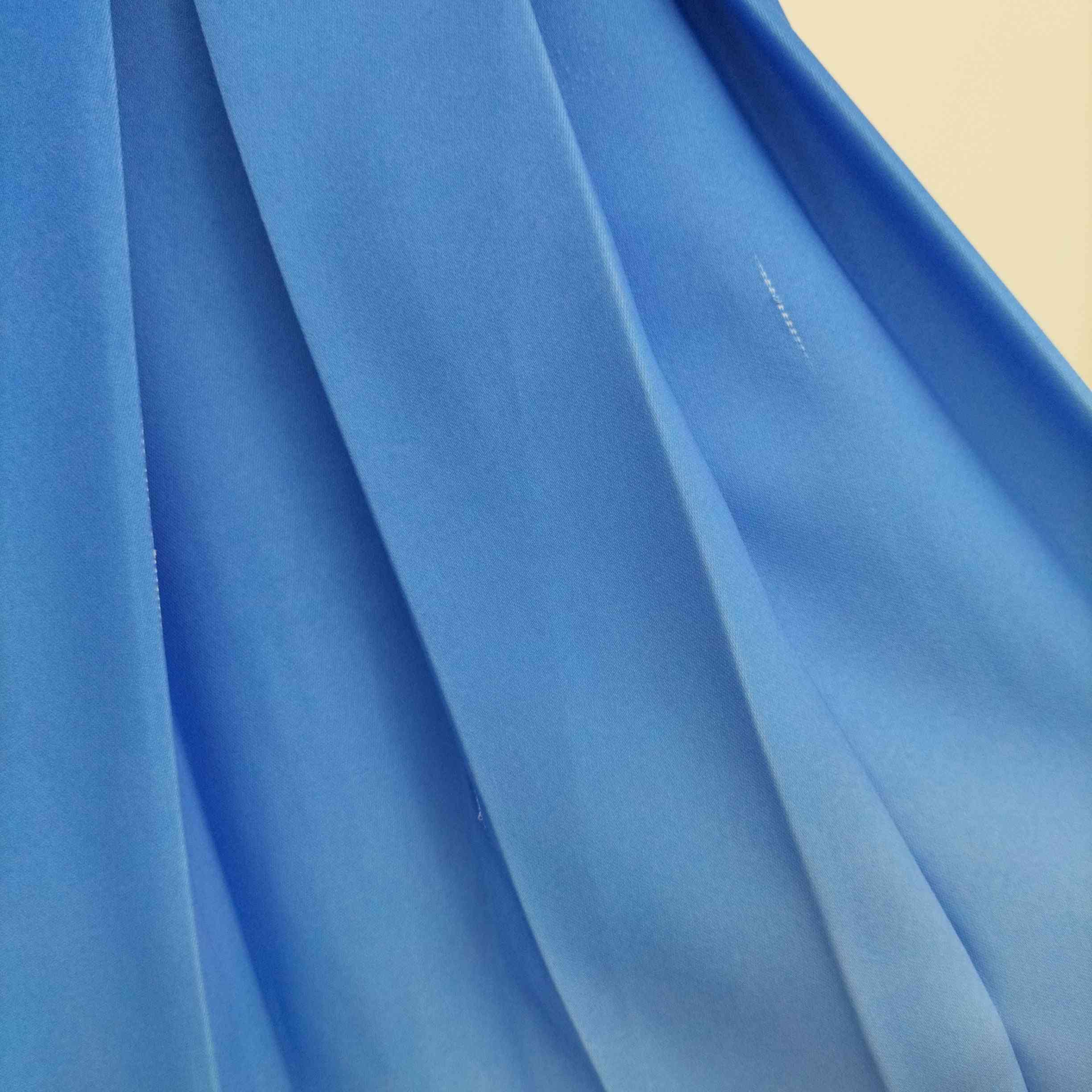 agnes b.(アニエスベー)フォトプリントプリーツスカート 転写 fabrique  