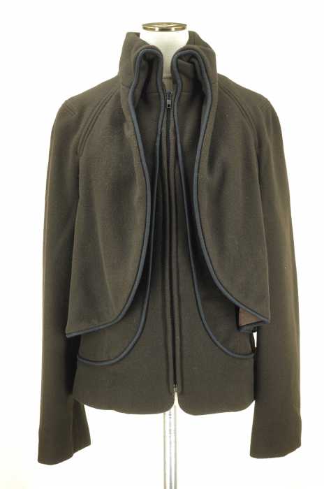 Hussein Chalayan （フセインチャラヤン） カシミヤ混フェイクレイヤードウールジャケット レディース アウター