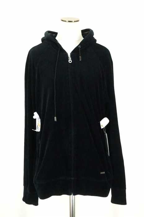 BURBERRY BLACK LABEL （バーバリーブラックレーベル） ベロアジップパーカー レディース トップス
