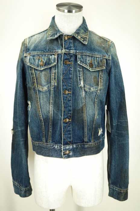 DSQUARED2 (ディースクエアード) ダメージ加工デニムジャケット Gジャン メンズ アウター